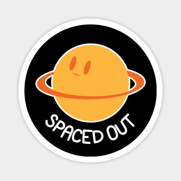 Spaced Out - Saturn Magnet by JadedOddity